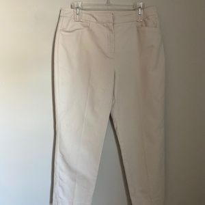 Fabulously slimming by Chico crop tan pants